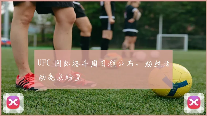UFC 国际格斗周日程公布，粉丝活动亮点纷呈
