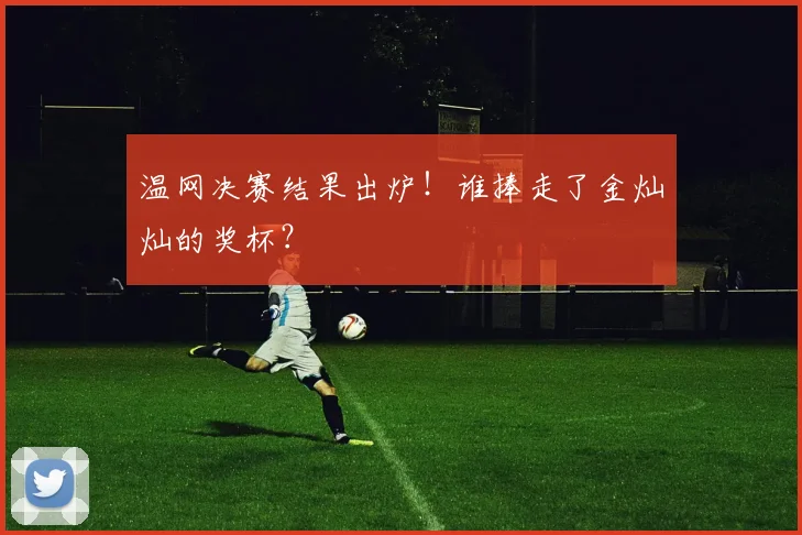 温网决赛结果出炉！谁捧走了金灿灿的奖杯？